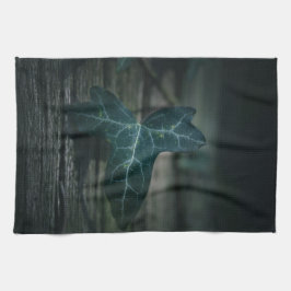 Dark Ivy Leaf Natuur Foto Theedoek