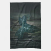 Dark Ivy Leaf Natuur Foto Theedoek (Verticaal)