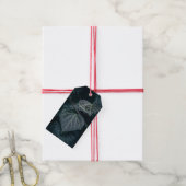 Dark Ivy Natuur Foto Cadeaulabel (Met Touw)