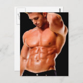 Dark Jeans Hunk Briefkaart (Voorkant / Achterkant)