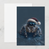 Dark Jumping Spider Christmas Cards Feestdagenkaart (Voorkant / Achterkant)