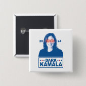 Dark Kamala 2024 Vierkante Button 5,1 Cm (Voorkant /achterkant)