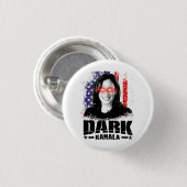 Dark Kamala Ronde Button 3,2 Cm (Voorkant /achterkant)