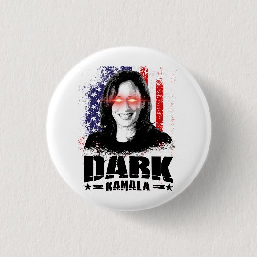 Dark Kamala Ronde Button 3,2 Cm (Voorkant)