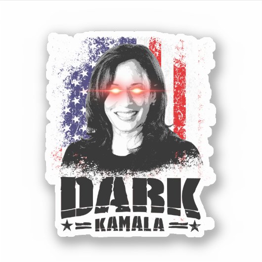 Dark Kamala Sticker (Voorkant)