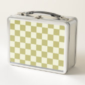 Dark Khaki en Beige Checkerboard (Voorkant)