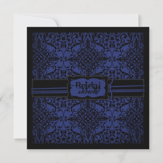 Dark Knight BRS Invitation Square Kaart (Voorkant)