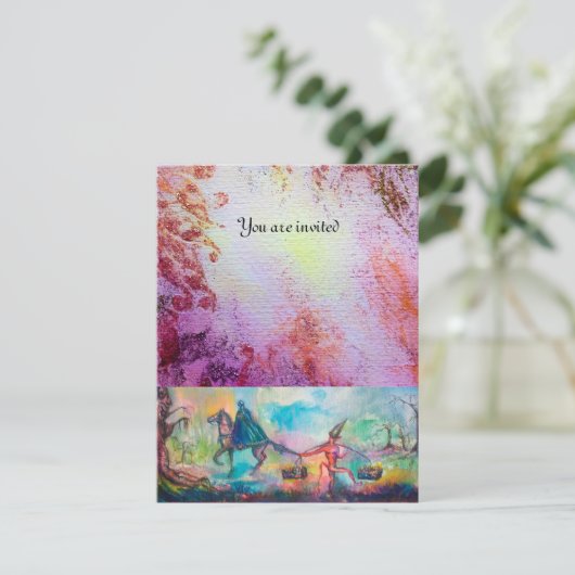 Dark Knight Devil Treasure Blue Paars Kaart (Staand voorkant)