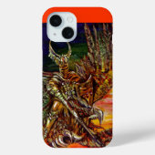 DARK KNIGHT EN DRAGON Fantasy Case-Mate iPhone Case (Achterkant)