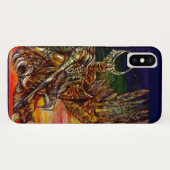 DARK KNIGHT EN DRAGON Fantasy Case-Mate iPhone Case (Achterkant (horizontaal))