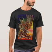 DARK KNIGHT EN DRAGON Fantasy T-shirt (Voorkant)