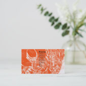 DARK KNIGHT Gold metallic Visitekaartje (Staand voorkant)