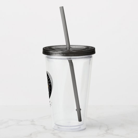 Dark Knight Logo Acryltumbler Acryl Drinkbeker (Links)