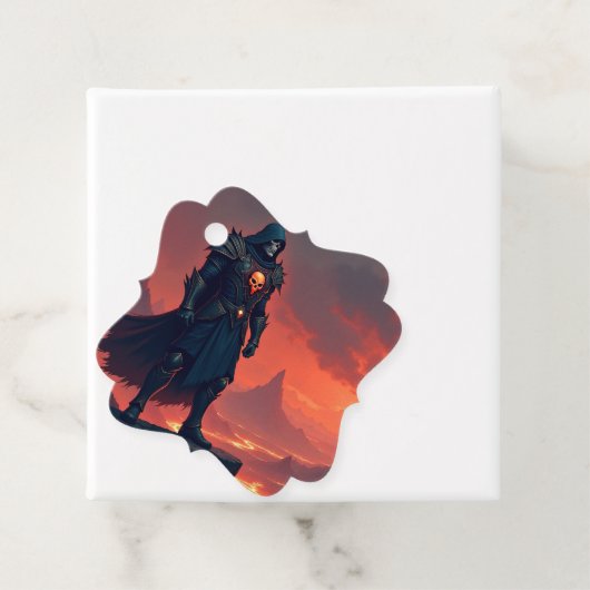 Dark Knight of Flame Bedankjes Labels (In situ)