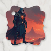 Dark Knight of Flame Bedankjes Labels (Voorkant)