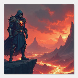 Dark Knight of Flame Behang