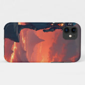 Dark Knight of Flame Case-Mate iPhone Case (Achterkant (horizontaal))
