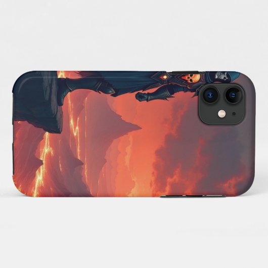 Dark Knight of Flame Case-Mate iPhone Case (Achterkant (horizontaal))