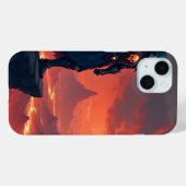 Dark Knight of Flame Case-Mate iPhone Case (Achterkant (horizontaal))