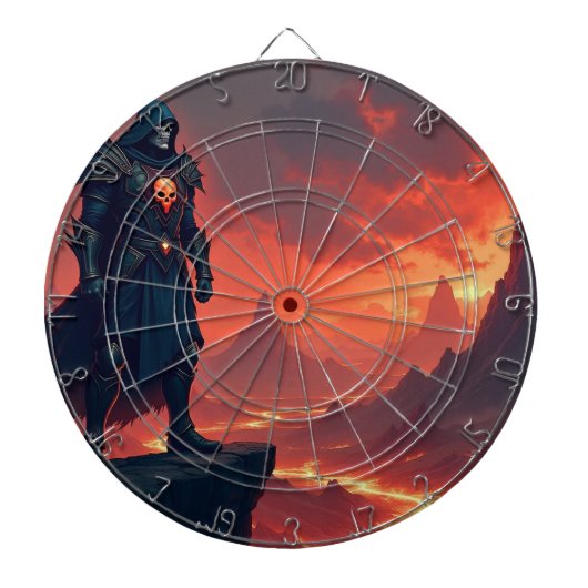 Dark Knight of Flame Dartbord (Voorkant)