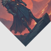 Dark Knight of Flame Tissuepapier (Detail)