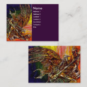 DARK KNIGHT Paars Visitekaartje (Voorkant / Achterkant)