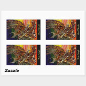 Dark Knight Rechthoekige Sticker (Vel)