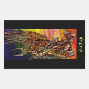 Dark Knight Rechthoekige Sticker