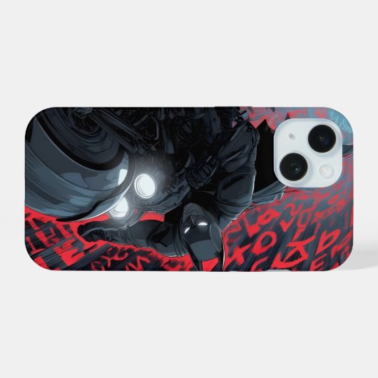 Dark Knight Superhero Phone Case  iPhone 15 Case (Achterkant horizontaal)