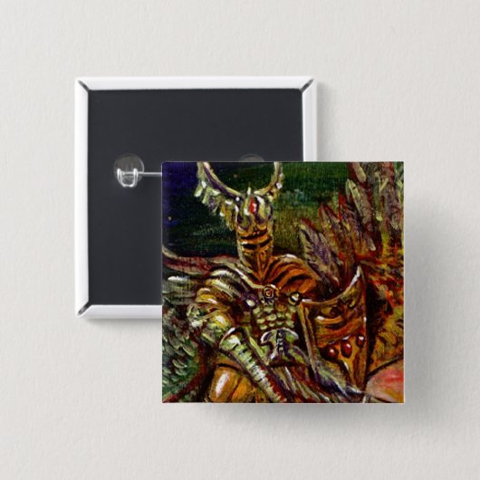 DARK KNIGHT VIERKANTE BUTTON 5,1 CM (Voorkant /achterkant)