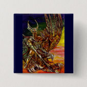 DARK KNIGHT VIERKANTE BUTTON 5,1 CM (Voorkant)