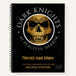 Dark Knights Logo  Notitieboek - 21,59 cm l x 27,9
