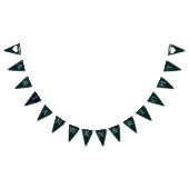 Dark  Krans Bunting Flags Emerald Vlaggetjes (Alle)