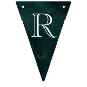 Dark  Krans Bunting Flags Emerald Vlaggetjes (Derde vlag)