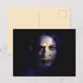 Dark Lady Natuur Godin Heks Magic Shadows Briefkaart (Voorkant / Achterkant)