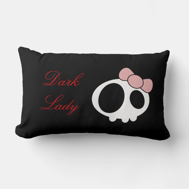 Dark Lady Pillow Kussen (Voorkant)