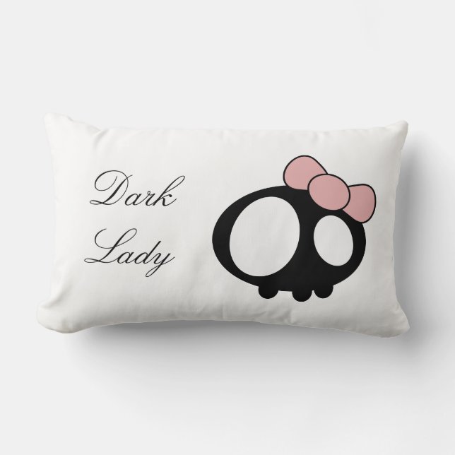 Dark Lady Pillow Kussen (Voorkant)