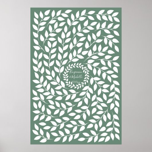 Dark Laurel - 250 Signature Guest Book Alternative Poster (Voorkant)