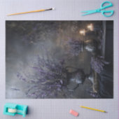 Dark Lavender Floral Bouquet for Decoupage Tissuepapier (Craft)