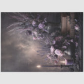 Dark Lavender Floral Bouquet for Decoupage Tissuepapier (Voorkant)