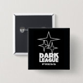 DARK LEAGUE PRESS Square Button/Pin Vierkante Button 5,1 Cm (Voorkant /achterkant)