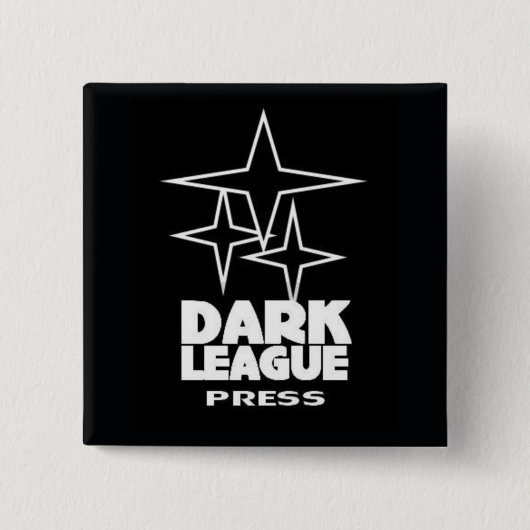 DARK LEAGUE PRESS Square Button/Pin Vierkante Button 5,1 Cm (Voorkant)