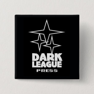 DARK LEAGUE PRESS Square Button/Pin Vierkante Button 5,1 Cm