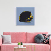 Dark Lemon – Minimal Graphic Art Canvas Afdruk (Insitu (Woonkamer))