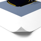 Dark Lemon – Minimal Graphic Art  Poster (Hoek)