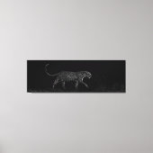 Dark Leopard Salayexe Canvas Afdruk (Voorkant)