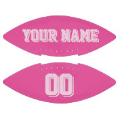 DARK LIGHT PINK EN WHITE Custom Football (Panelen)