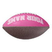 DARK LIGHT PINK EN WHITE Custom Football (Gedraaid 90)
