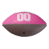 DARK LIGHT PINK EN WHITE Custom Football (Gedraaid 270)
