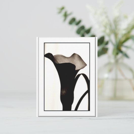 Dark Lily Briefkaart (Staand voorkant)